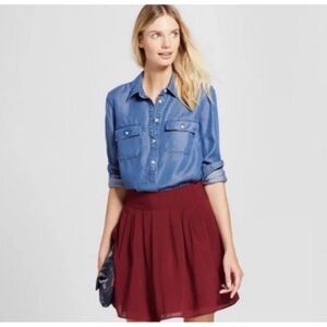 A New Day Chambray Popover Shirt